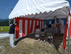 注文住宅 郡上市M様邸地鎮祭